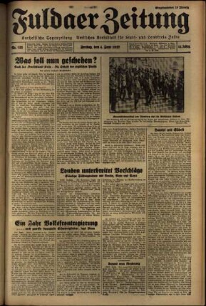 Ausgabe vom Freitag, den 04. Juni 1937.