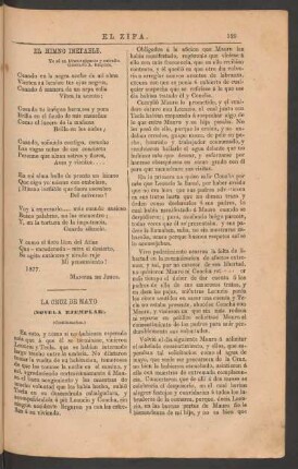 La Cruz de Mayo - (Continuación.) : (Novela ejemplar).