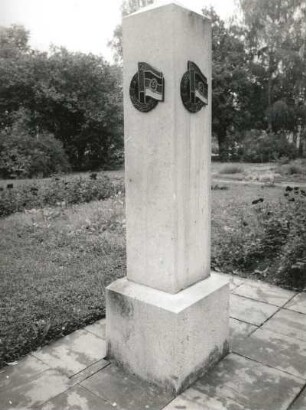 Gedenksäule für die Deutsch-Sowjetische Freundschaft. Dippoldiswalde, Parkanlage Weißeritzstraße