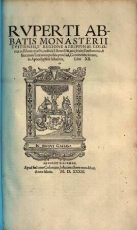 Commentariorum in Apocalypsin Iohannis libri XII