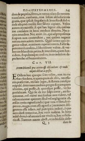 Cap. VII. Artem Dicendi præ ceteris esse discendam: & unde eapeti debeat ac possit.