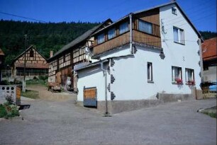 Blick in einen Bauernhof