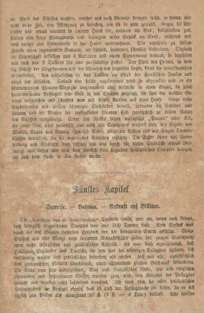 Fünftes Kapitel. Seereise. - Batavia. - Ankunft auf Billiton