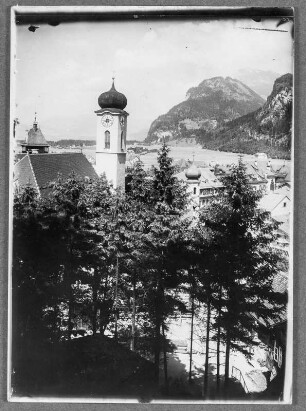 Blick auf Kufstein von der Burg aus