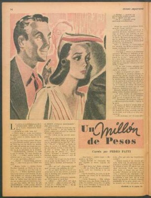 Un millón de pesos : Cuento por Pedro Patti