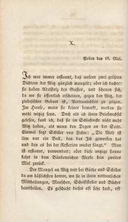 X. Soden den 18. Mai