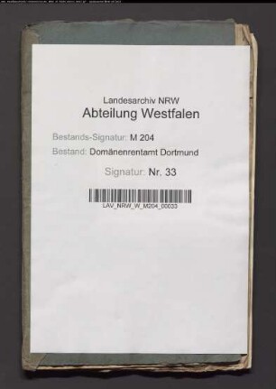 Domänenhof Wever (Wefer, Wewer) zu Vellwig: Verkauf an Heinrich Hannes genannte Wever zu Vellwig