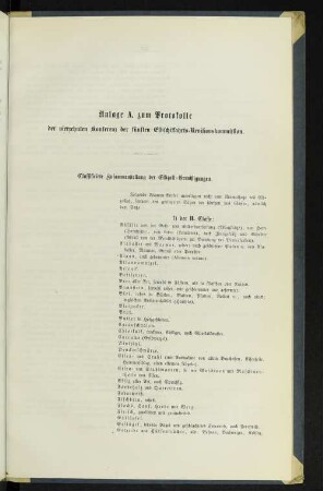 Anlage A. zum Protokolle der vierzehnten Konferenz der fünften Elbschiffahrts-Revisionskommission.