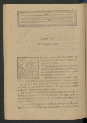 Capítulo XXII - Hace trece años