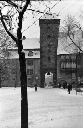 Villingen: Tor mit Weihnachtsglocke, ganzes Tor