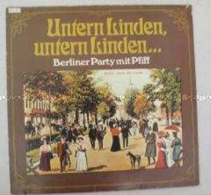 Schallplatte mit Musik aus Berlin, Plattenhülle