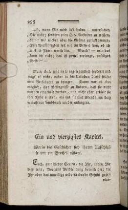 Ein und vierzigstes Kapitel. - Fünf und vierzigstes Kapitel.