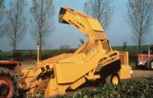 Fotografie: Erntetechnik, Zuckerrübe, Zuckerrübenköpfrodelader, Parallelverfahren