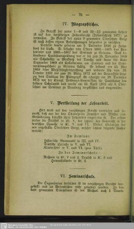 VI. Seminarschule