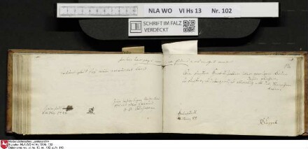 Stammbuch des Johann Christian Wilhelm Schütze aus                            Braunschweig