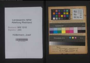 Entnazifizierung Josef Holtermann , geb. 17.10.1893 (Uhrmacher)