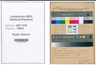 Entnazifizierung Heinrich Rudel , geb. 22.04.1904 (Hauer)