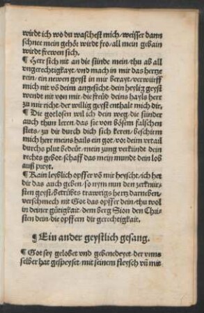 Ein ander geystlich gesang. ||