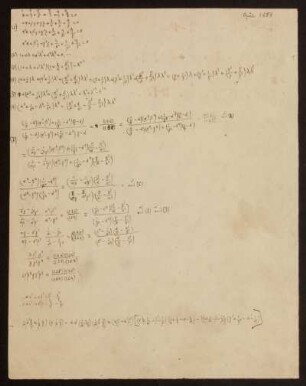 [mathematische Notizen]
