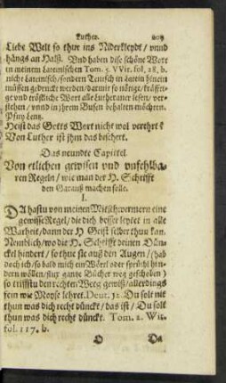 Das neundte Capittel.