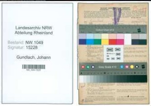 Entnazifizierung Johann Gundlach , geb. 07.12.1898 (Stanzer)