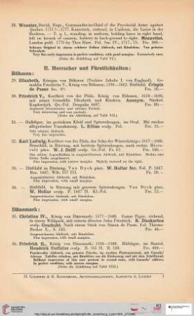 II. Herrscher und Fürstlichkeiten (Nr. 29-111)