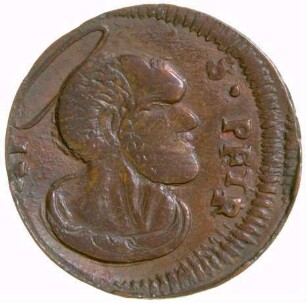 Münze, Quattrino, 1740 - 1758