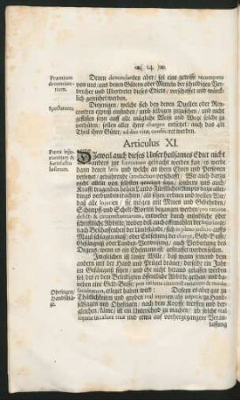 Articulus XI.