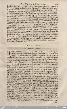 CAPUT XXV. De Telluris Interitu.