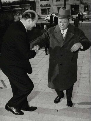Heinz Galinski und Willy Brandt