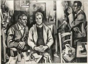 Meine Eltern im Atelier