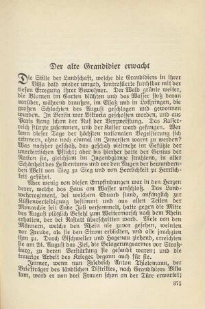 Der alte Grandidier erwacht