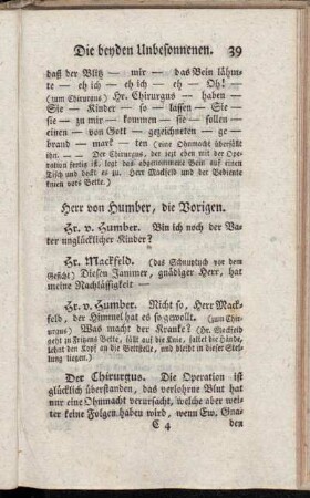 Herr von Humber, die Vorigen.
