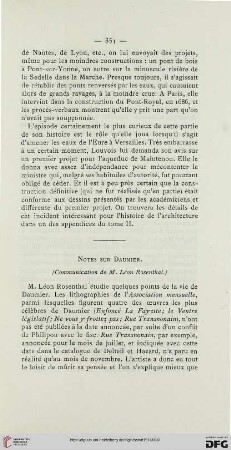 Notes sur Daumier