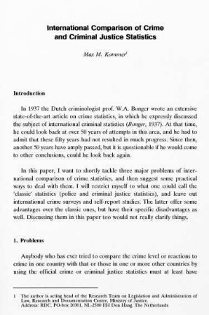 177-192, International Comparison of Crime and Criminal Justice Statistics