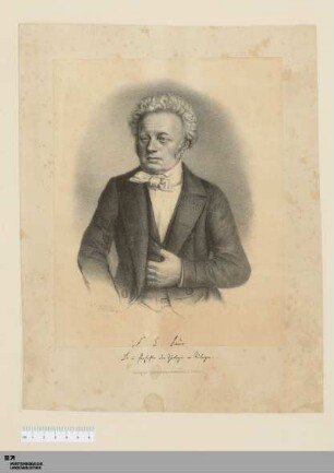 [Bildnis Christian Ferdinand Baur] : F. Ch. Baur. Dr. u. Prof. der Theologie