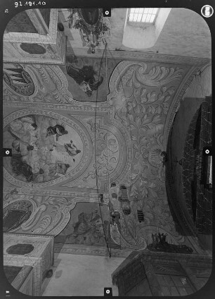 Gleina. Kirche (1696-1697). Decke