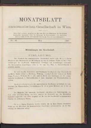 Nr. 82. Mai 1890