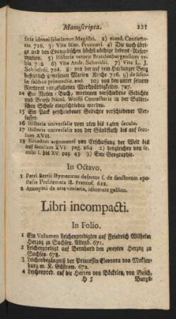 Libri incompacti.