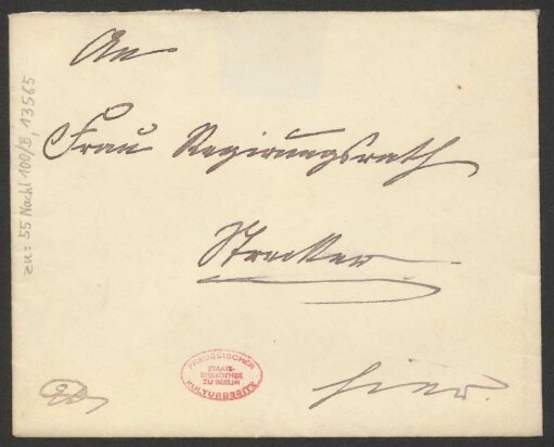 Brief an Minna Strecker : 17.11.1887