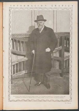 El eminente clínico francés, Dr. Enrique Vaquez