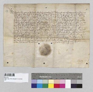 Propst und Erzpriester Bernhard [II.] zu Berchtesgaden schlichtet durch Urteilsspruch den Streit zwischen den Stiftshintersassen zu Weißbach und zu Strohwolln, die Malgeber heißen.; S: Propst und Erzpriester Bernhard [II.] zu Berchtesgaden