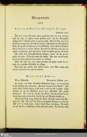 Worpswede 1907