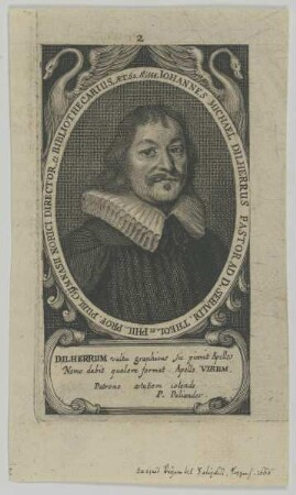 Bildnis des Iohann Michael Dilherrus