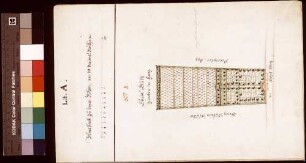 Geometrische Grundrisse über die Gärten zu Wertheim und Kreuzwertheim (Inselkarte)