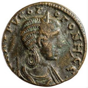 Münze, 253 - 268 n. Chr.