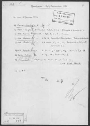 Stammheim (Stuttgart): Visitationsberichte mit Pfarrbericht 1955