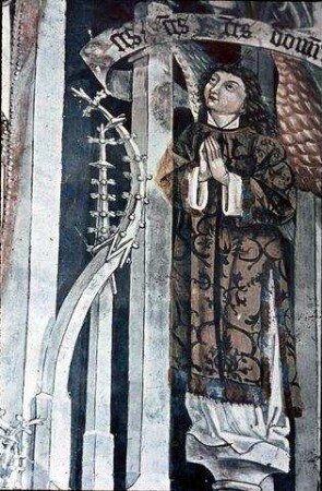 Ecce Homo innerhalb des gemalten Sakramentshäuschens