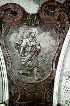 Der heilige Bartholomäus auf Wanderschaft