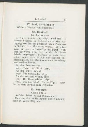37. Saal, Abteilung 3
